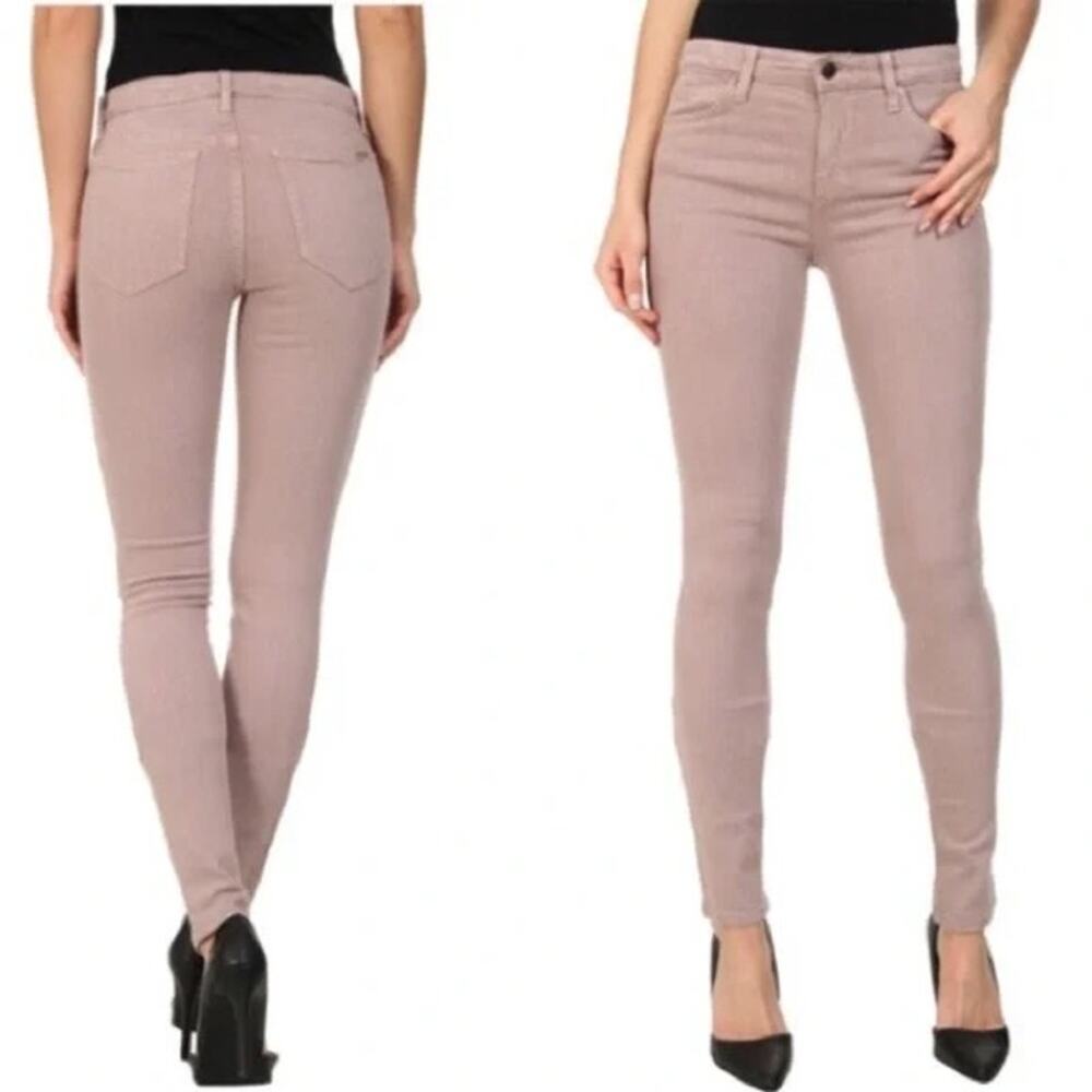Joe’s Jeans Blush Nude Coated The High Water Skinny Jeans Sz 31 NWT